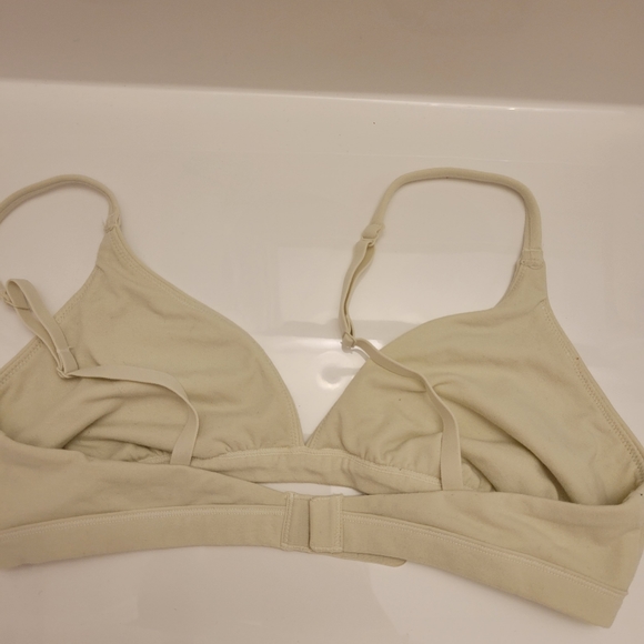 Skims Everybody Triangle Bralette Stretch Cotton Triangle Bralette SKIMS - Picture 4 of 9